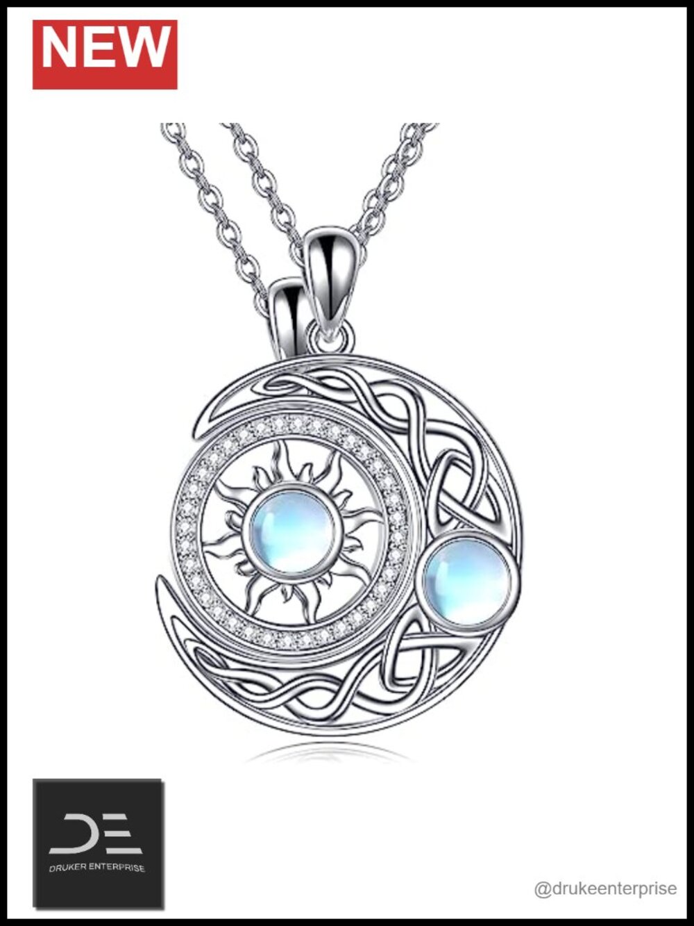 VONALA BFF Necklace Mother Daughter Heart Necklace Sunflower Butterfly Pendant
